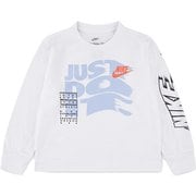 ON THE MOVE LS TEE キッズ トップス 長袖 WHITE(001) 3Tサイズ(日本:95cm ※2-3歳) 76M759