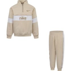 1/4 ZIP PANT SET キッズ トップス 長袖 パンツ セットアップ BEIGE（X5C） 4サイズ（日本：105cm ※3-4歳） 86M660