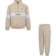 1/4 ZIP PANT SET キッズ トップス 長袖 パンツ セットアップ BEIGE(X5C) 6サイズ(日本:115cm ※5-6歳) 86M660