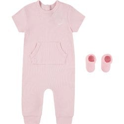 S/S ROMPER & SOCK ベビー ロンパース ギフト PINK（A9Y） 6-12サイズ（日本：80cm ※6-12ヶ月） NN1195