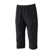 ストレッチクロス7分丈パンツ ユニセックス フィットネス 3/4パンツ ブラック(09) Mサイズ 32MDC011