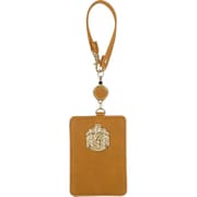 F218052-52 Harry Potter×Flapper ホグワーツ4寮エンブレムパスケース パスケース マスタード/ハッフルパフ adf218052