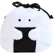 47108-5 ぎゅっとおにぎりさん 巾着 のり onugirikintyaku