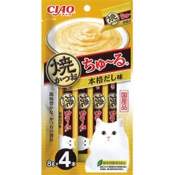 CIAO 焼かつおちゅ～る 本格だし味 8g×4P