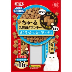CIAO ちゅ～る 乳酸菌クランキー まぐろ・かつおバラエティ 22g×16P