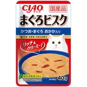 CIAO まぐろビスク かつお・まぐろ スープタイプ おかか入り 40g [キャットフード]