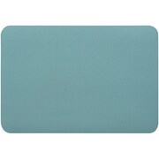 柔らかく 冷たくない 珪藻土バスマット 50×70cm ブルー life-162-l-bl