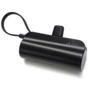 直挿しモバイルバッテリー 5000mAh Lightningタイプ ブラック MB-TN5000L BK