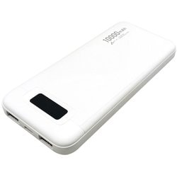 モバイルバッテリー 10000mAh リン酸鉄リチウムイオン ホワイト MB-LS10000 WH