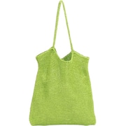 10-00-01280 cache cache カシュカシュ ラメ糸編みトートバッグ トートバッグ グリーン cache01280