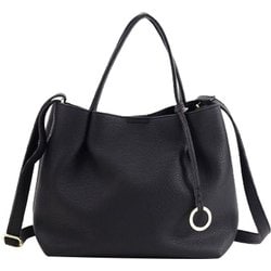 25131-11009 COOCO ソフトフェイクレザータックミニ2WAYトートバッグ バッグ ブラック ctackmini
