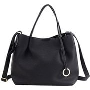25131-11009 COOCO ソフトフェイクレザータックミニ2WAYトートバッグ バッグ ブラック ctackmini