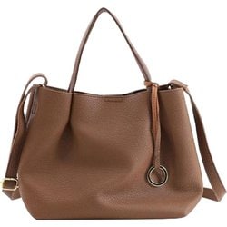 25131-11009 COOCO ソフトフェイクレザータックミニ2WAYトートバッグ バッグ グレージュ ctackmini