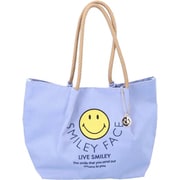 STNI-01 SMILEY FACE 刺繍トート トートバッグ ブルー stni01