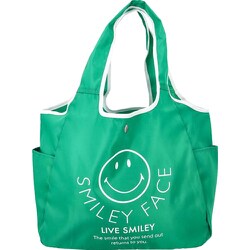 STPC-01 SMILEY FACE ショッピングトート トートバッグ グリーン stpc01