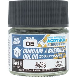 NGA05 ガンダムアッセンブルカラー ベースカラーシリーズ 10ml ブラック [プラモデル用塗料]