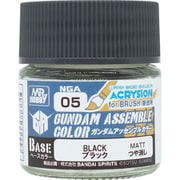 NGA05 ガンダムアッセンブルカラー ベースカラーシリーズ 10ml ブラック [プラモデル用塗料]