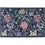 マット 玄関 約45×70cm コンプトン モリス MORRIS ネイビー ダークブルー すべり止め FH1713_11DB