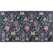 マット 約90×154cm コンプトン モリス MORRIS ダークブルー すべり止め FH1713_24DB