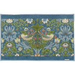 キッチンマット 50×80cm いちご泥棒 モリス MORRIS ブルーグリーン すべり止め 洗える FT1702A_13BG