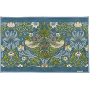 キッチンマット 50×80cm いちご泥棒 モリス MORRIS ブルーグリーン すべり止め 洗える FT1702A_13BG