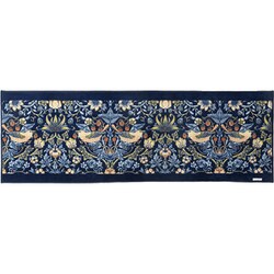 キッチンマット 50×150cm いちご泥棒 モリス MORRIS ブルー すべり止め 洗える FT1702A_20B