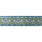 キッチンマット 50×210cm いちご泥棒 モリス MORRIS ブルーグリーン すべり止め 洗える FT1702A_26BG
