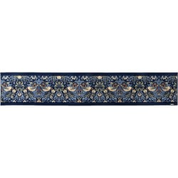 キッチンマット 50×270cm いちご泥棒 モリス MORRIS ブルー キッチン マット 洗える FT1702A_32B