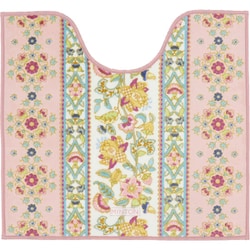 トイレマット 60×65cm タイルハドン ピンク ミントン MINTON すべり止め 洗える FT1290_92P