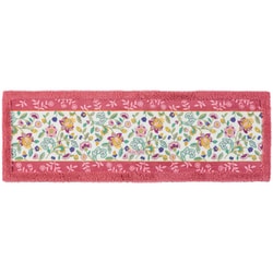キッチンマット 50×200cm リーガルハドンホールⅡ ローズ ミントン MINTON すべり止め 洗える 抗菌防臭 FT1590_25RO