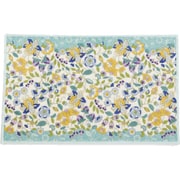 キッチンマット 50×80cm ガーデンナチュール ブルーグリーン ミントン MINTON すべり止め 洗える 抗菌防臭 FT1230_13BG