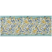 キッチンマット 50×270cm ガーデンナチュール ブルーグリーン ミントン MINTON すべり止め 洗える 抗菌防臭 FT1230_32BG