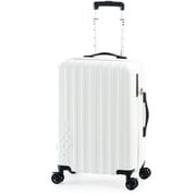 スーツケース mobus 拡張タイプ 旅行日数目安:5~7泊 51L/拡張時61L フットストッパー USB充電ポート TSAロック搭載 アイボリー MBC-1912-22W