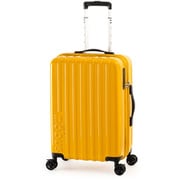 スーツケース mobus 拡張タイプ 旅行日数目安:5~7泊 51L/拡張時61L フットストッパー USB充電ポート TSAロック搭載 マスタード MBC-1912-22W