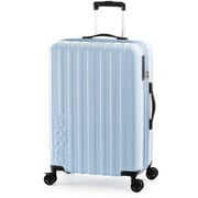 スーツケース mobus 拡張タイプ 旅行日数目安:5~7泊 65L/拡張時77L フットストッパー USB充電ポート TSAロック搭載 アッシュアクア MBC-1912-24W