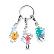 OJRM-002 おじゃる丸 3連アクリルキーホルダー 小鬼トリオ
