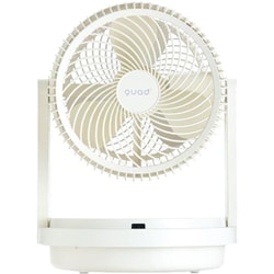 サーキュレーター DCモーター搭載 DUOAIR DC（デュオエアDC） ツインブレード3D アイボリー 全分解 QS506-IV