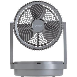 サーキュレーター DCモーター搭載 DUOAIR DC（デュオエアDC） ツインブレード3D グレー 全分解 QS506-GY