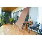 ONB-9018 [防虫オーニング シェード 90cm×180cm ブラウン 防虫効果 遮熱温度：-7℃ UVカット：85％ 遮光率：80％ 取付用ヒモ付属 暑さ対策 日差し対策]