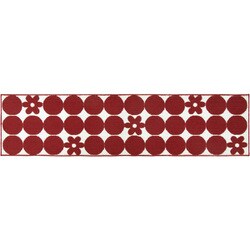 ズレSTRONG キッチンマット 約縦45cm×横180cm スフィアレッド