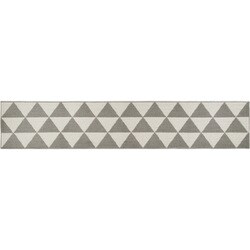 ズレSTRONG キッチンマット 約縦45cm×横240cm トライアングルグレー