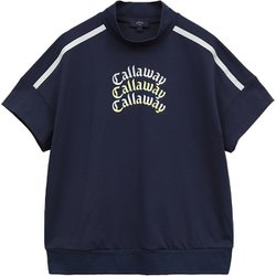ゴルフウェアレディース 半袖モック NV Sサイズ CWA25L C25134213 1120