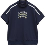 ゴルフウェアレディース 半袖モック NV Sサイズ CWA25L C25134213 1120