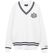 ゴルフウェアレディース ニット WH Lサイズ CWA25L C25118200 1030