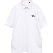 ゴルフウェアメンズ 半袖ポロ WH LLサイズ CWA25M C25134115 1030