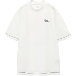 ゴルフウェアメンズ S/S Stitch Mock WHT Mサイズ TRM25SS 7AL024_1