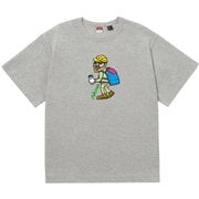 エコハイブリッド ティー アウトドアおじさんプリント メンズ カットソー L.GRY Lサイズ N003715