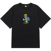 エコハイブリッド ティー アウトドアおじさんプリント メンズ カットソー BLK Lサイズ N003715