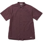 ドットエアー コンフィーショートスリーブシャツ メンズ シャツ PLUM Mサイズ N001153