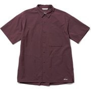 ドットエアー コンフィーショートスリーブシャツ メンズ シャツ PLUM Mサイズ N001153